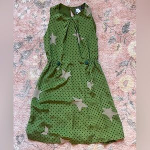 NWT Green Anthropologie Dress Size 2P